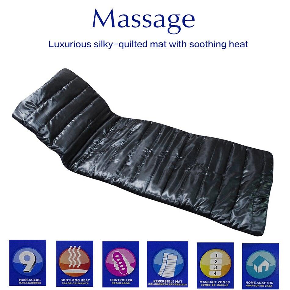 Electric Heating Vibrating Back Massager Chair Cervical Massager Pads Multifunctional Massage Cushion Pain Relief Heating Pad