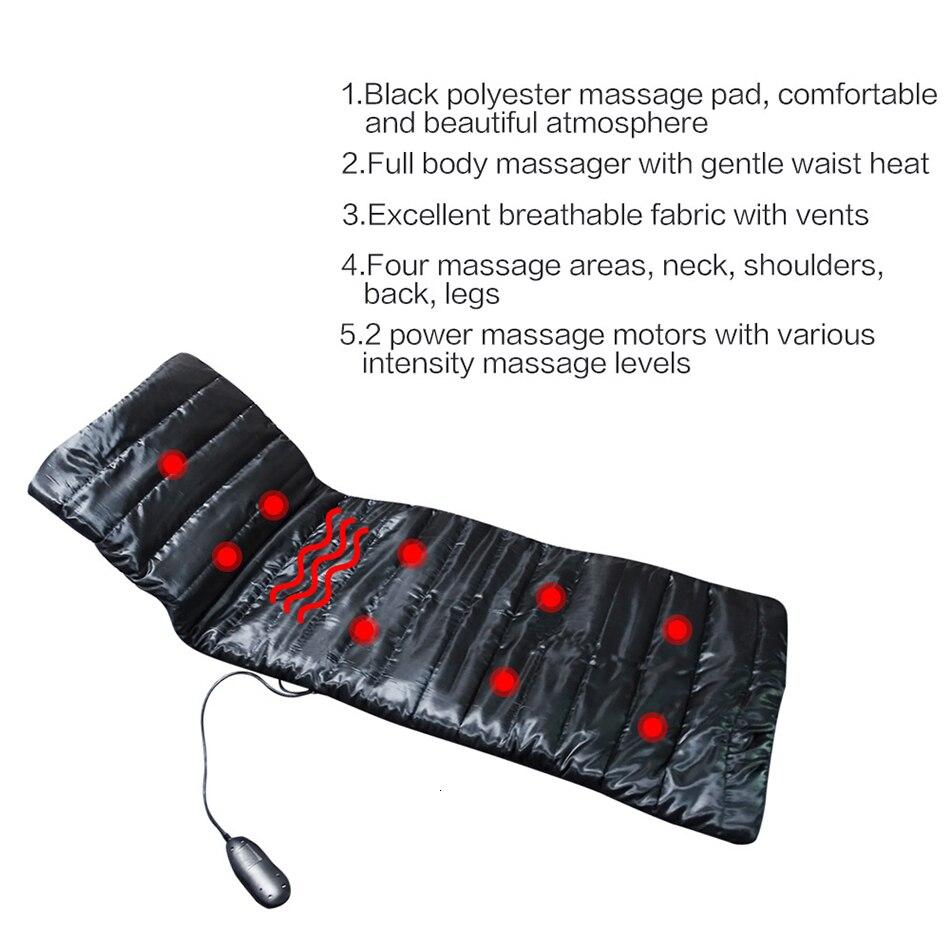 Electric Heating Vibrating Back Massager Chair Cervical Massager Pads Multifunctional Massage Cushion Pain Relief Heating Pad