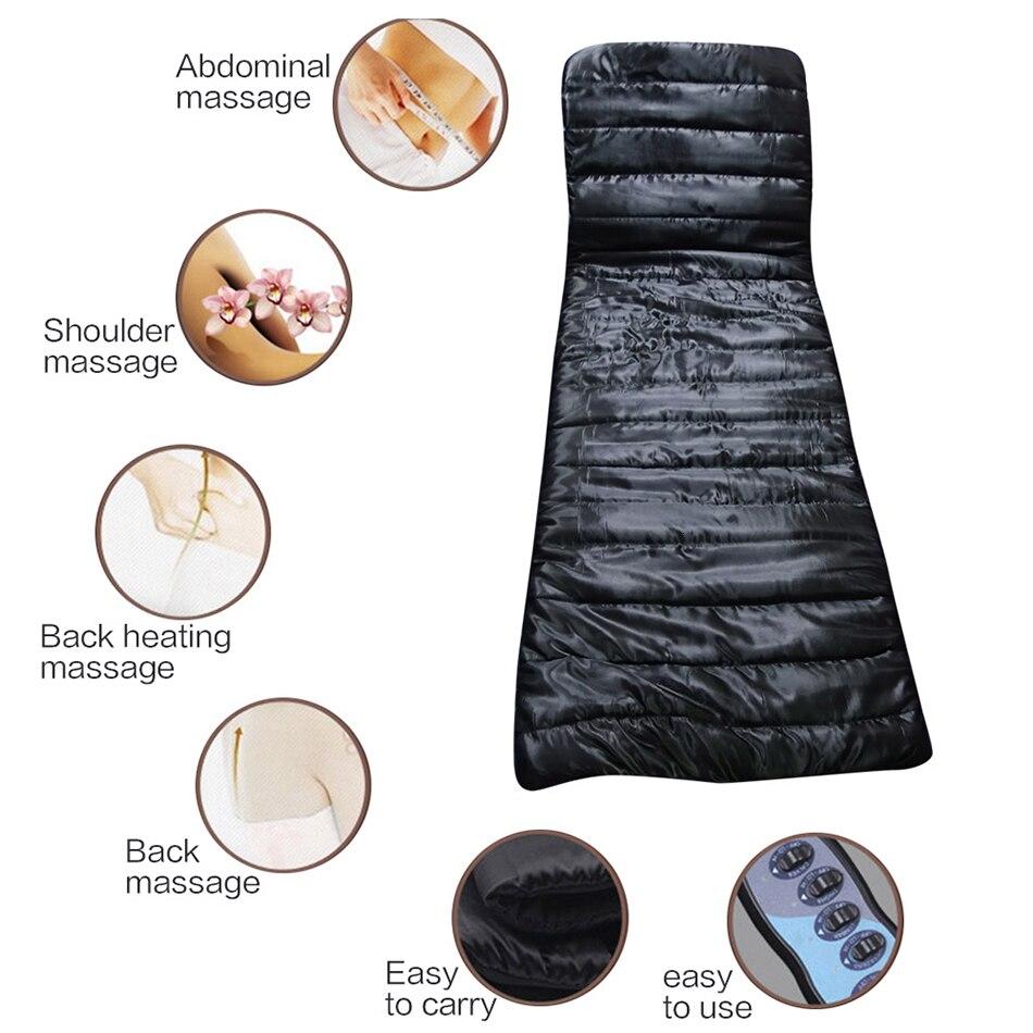 Electric Heating Vibrating Back Massager Chair Cervical Massager Pads Multifunctional Massage Cushion Pain Relief Heating Pad