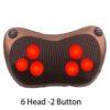 Brown 6-2 button