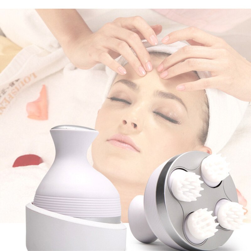 Electric Scalp Massager Portable Head Massager Stress Release Vibrating Body Massage For Neck Muscles Back Shoulder Waterproof