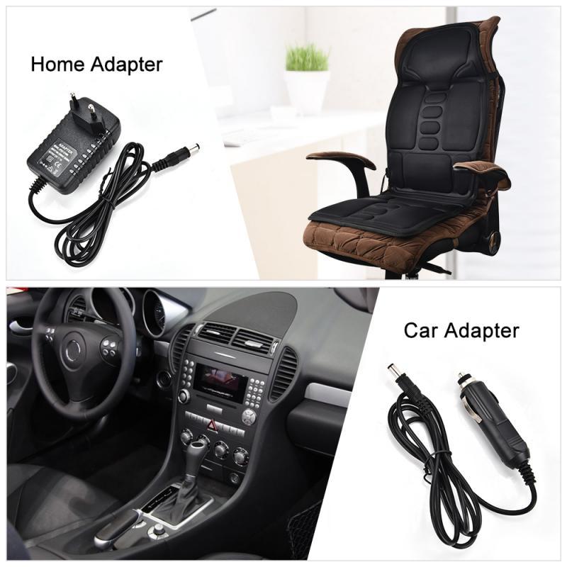 Electric Vibrating Car Massage Massage Chair Mat Portable Massager Cushion Home Infrared Heating Back Vibrator Massage Pads