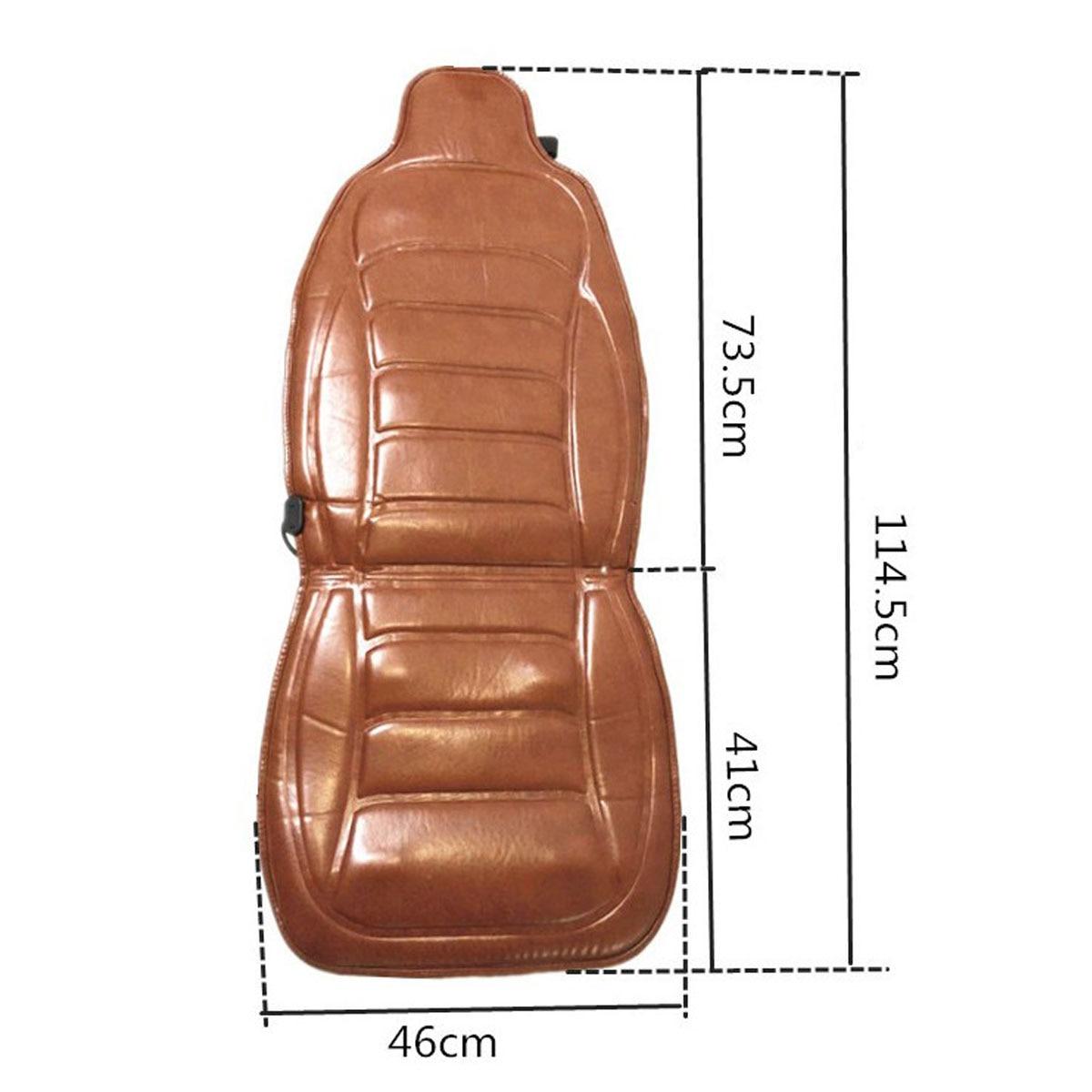 File Electric Body Heating Car Massage Cushion Vibration Seat Home Office Car Seat Chair Massager Lumbar Back Neck Pad Relax