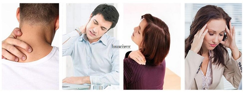 Neck shoulder waist massage shawl knock neck massager household electric multi-function body vibration comfort