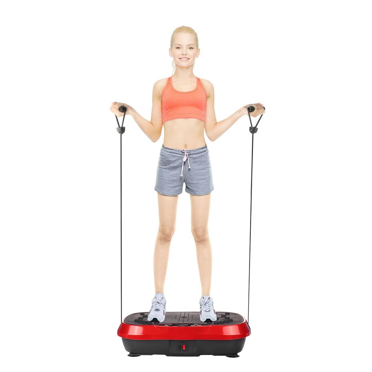 220V/110V Exercise Fitness Slim Vibration Machine Body Trainer Plate Platformody Shaper Exercise Fitness Trainer 150KG/330lb