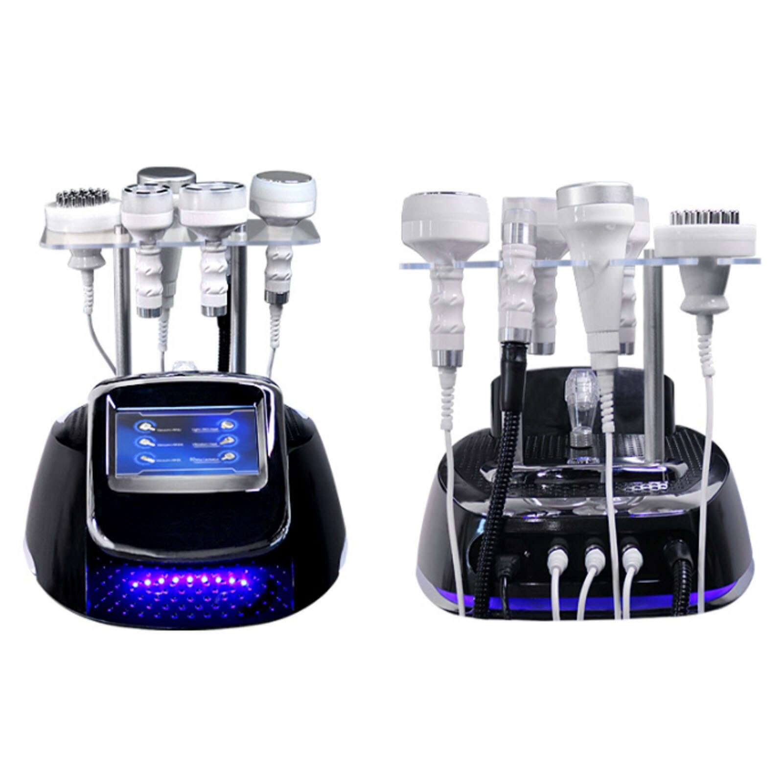 5D 6 in1 Ultrasound 80K Cavitation RF Ultrasonic Vacuum Slimming Radio Frequency Massager Skin Care Device Health Machine