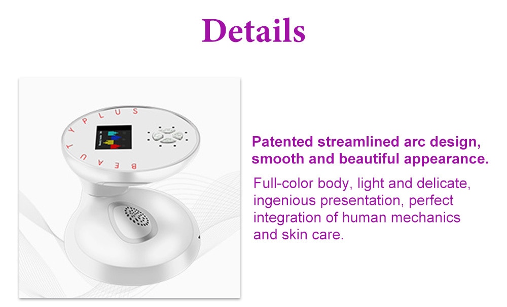 Ultrasonic Cavitation Slimming Body Massager RF Lifting Machine Weight Lose Fat Burner Radio Frequency Anti Cellulite Ultrasound