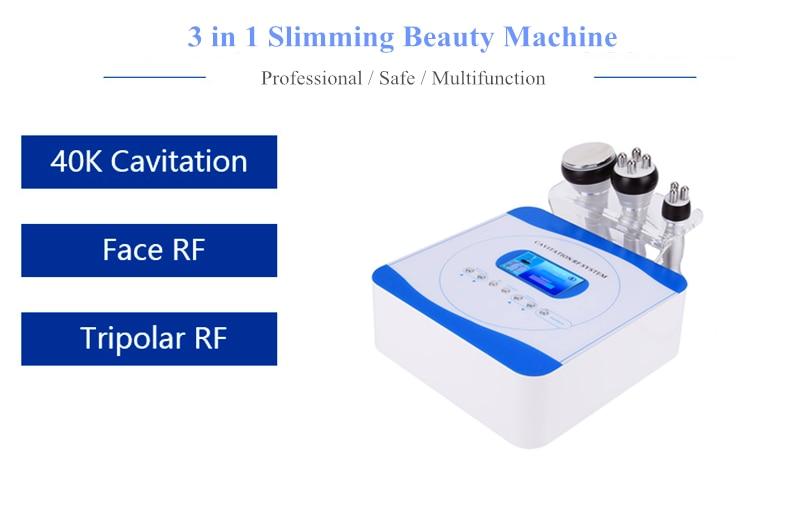 AOKO 40k Cavitation Ultrasonic Body Slimming Machine Remove Fat RF Beauty Device Skin Tighten Face Lifting Weight Loss Device