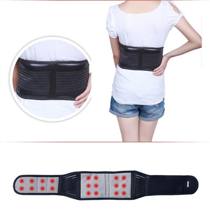 Tourmaline Self Heating Magnetic Therapy Back Waist Support Belt Adjustable Relief Lumbar Pain Brace Massage & Health Care Belt