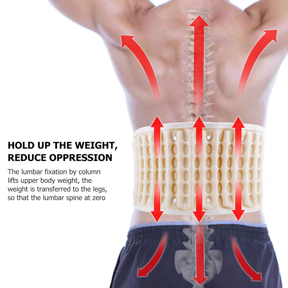 Lumbar Traction Belt Decompression Back Belt Brace Lumbar Support for Back Pain Relief Unisex Waist Brace Pain Release Massage