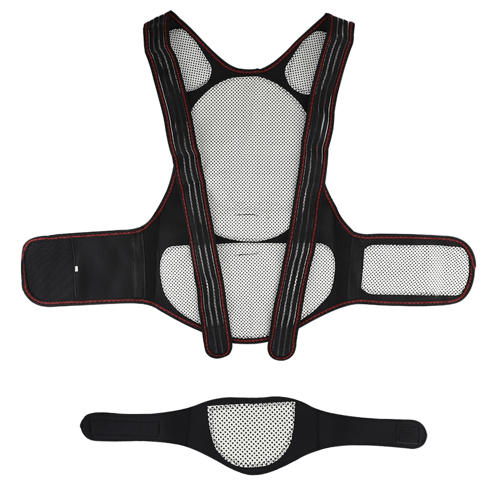 Tourmaline Self-heating Magnetic Therapy Waist Back Shoulder Posture Corrector Spine Lumbar Brace Back Support Belt Pain Relief
