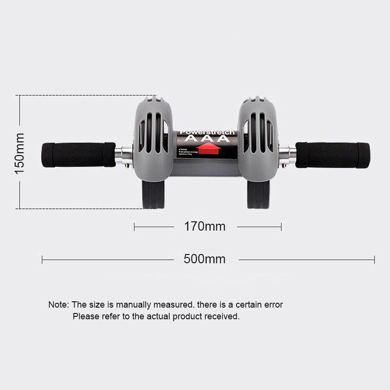 Two-wheel Abdominal Wheel Rebound Abdominal Muscle Wheel AB Power Roller Wheels Workout Equipment Gym Fitness Exercise Machine