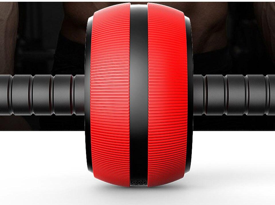 Loogdeel ABS Abdominal Roller Exercise Wheel Fitness Equipment Mute Roller For Arms Back Belly Core Trainer Body Shape Trainin