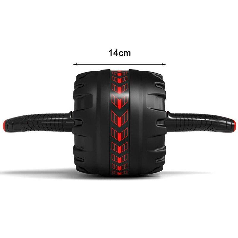 Automatic AB Roller Wheel Rebound Abdominal Arms Back Belly Muscle Trainer Roller Exercise Fitness Gym Equipment Mute Roller