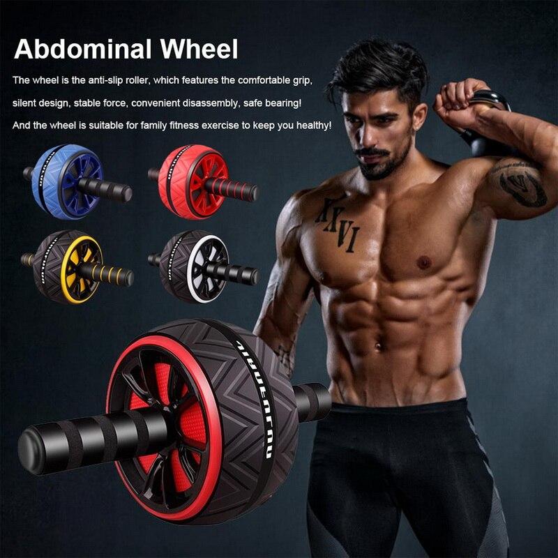 Ab Roller Big wheel Abdominal Muscle Trainer for Fitness Abs Core Workout Abdominal Muscles Training Home Gym Fitness Equipment