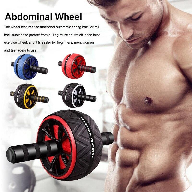 Ab Roller Big wheel Abdominal Muscle Trainer for Fitness Abs Core Workout Abdominal Muscles Training Home Gym Fitness Equipment