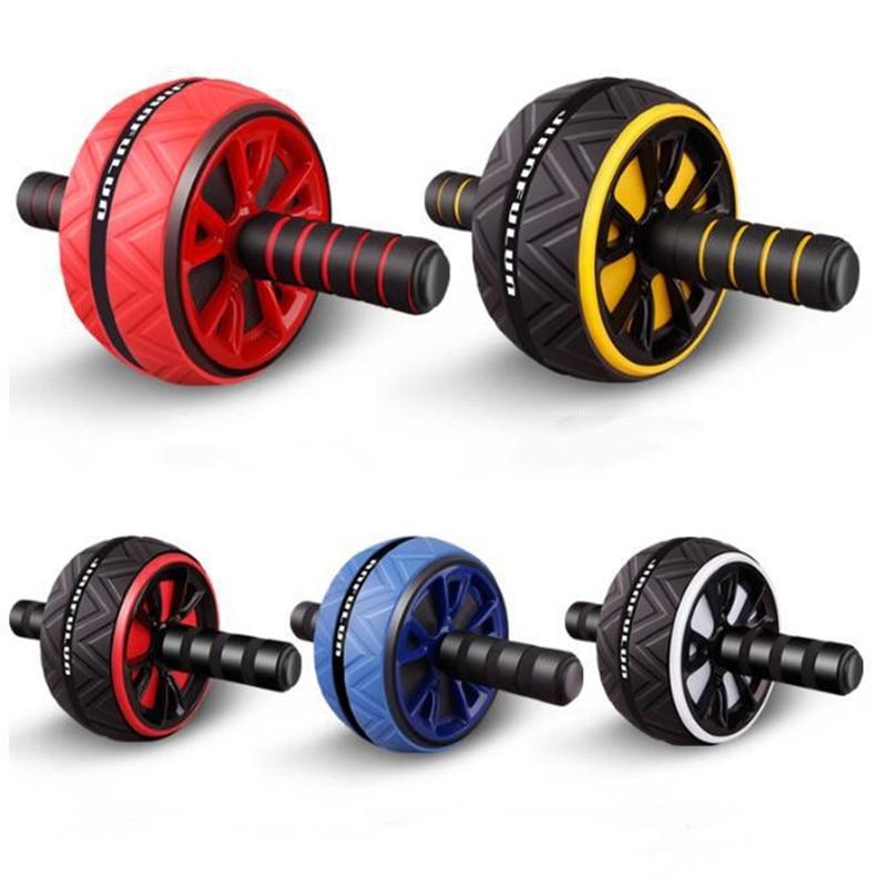 1Pcs No Noise Ab Roller Abdominal Wheel Abdominal Muscle Trainer Home Training Gym Fitness Equipment For Arm Waist Exercise