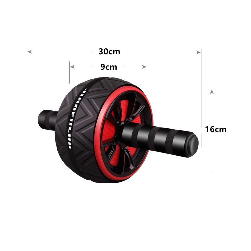 1Pcs No Noise Ab Roller Abdominal Wheel Abdominal Muscle Trainer Home Training Gym Fitness Equipment For Arm Waist Exercise