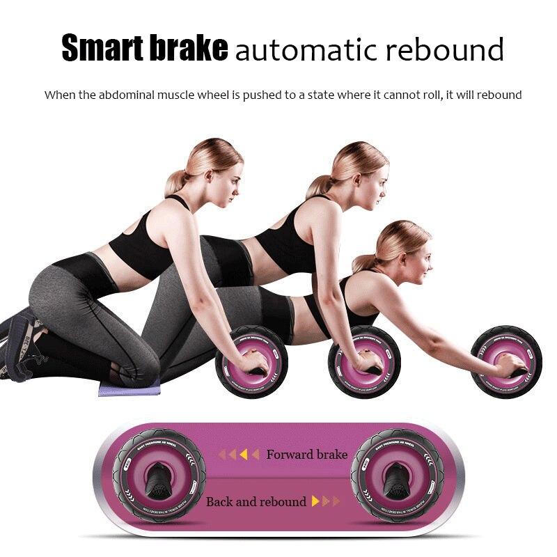 Ab Roller Big Wheel Abdominal Muscle Trainer For Fitness Abs Core Workout Abdominal Muscles Training Gym Fitness Equipment -40