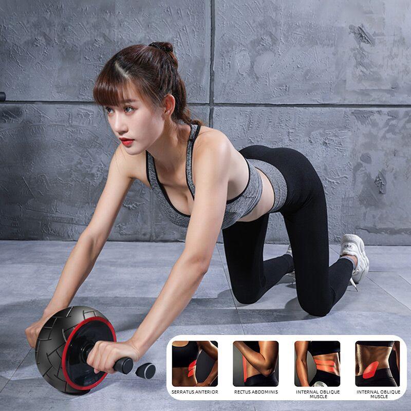 2020 Single Wheel Abdominal Wheel Roller Muscle Exercise Equipment Training Gym Home Fitness Tools