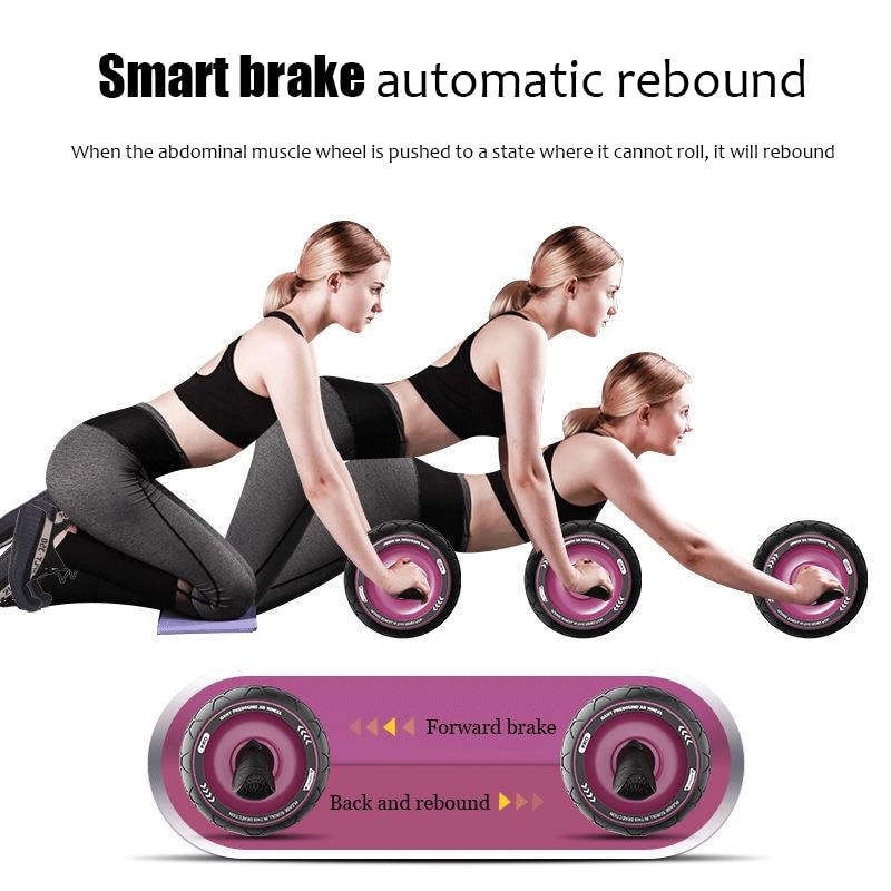 New Ab Roller Big Wheel Abdominal Muscle Trainer For Fitness Abs Core Workout Abdominal Muscles Training Gym Fitness Equipment