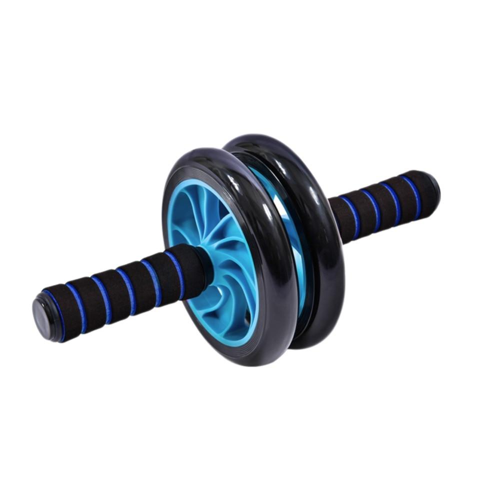 5-in-1 Muscle Trainer Wheel Roller Kit AB Wheel Abdominal Roller With Push UP Bar Jump Rope Knee Pad Gym Home Fitness Equipment