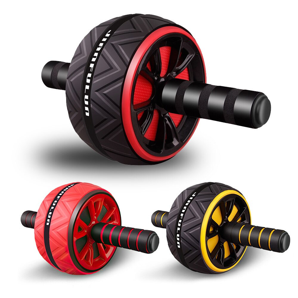 WAKYME ABS Abdominal Roller Exercise Wheel Abdominal Muscles Wheel Trainer Core Roller No Noise Home Gym Fitness Equipment