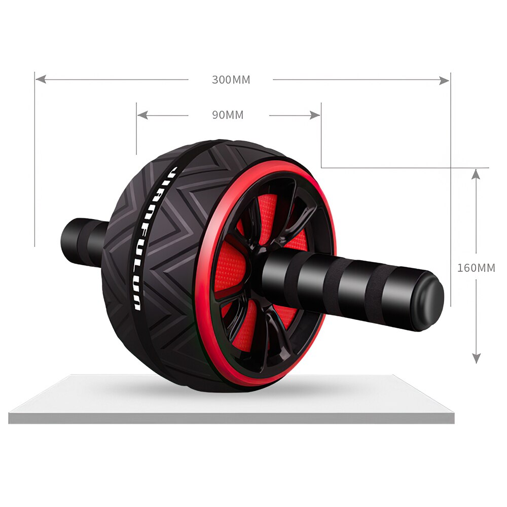 WAKYME ABS Abdominal Roller Exercise Wheel Abdominal Muscles Wheel Trainer Core Roller No Noise Home Gym Fitness Equipment