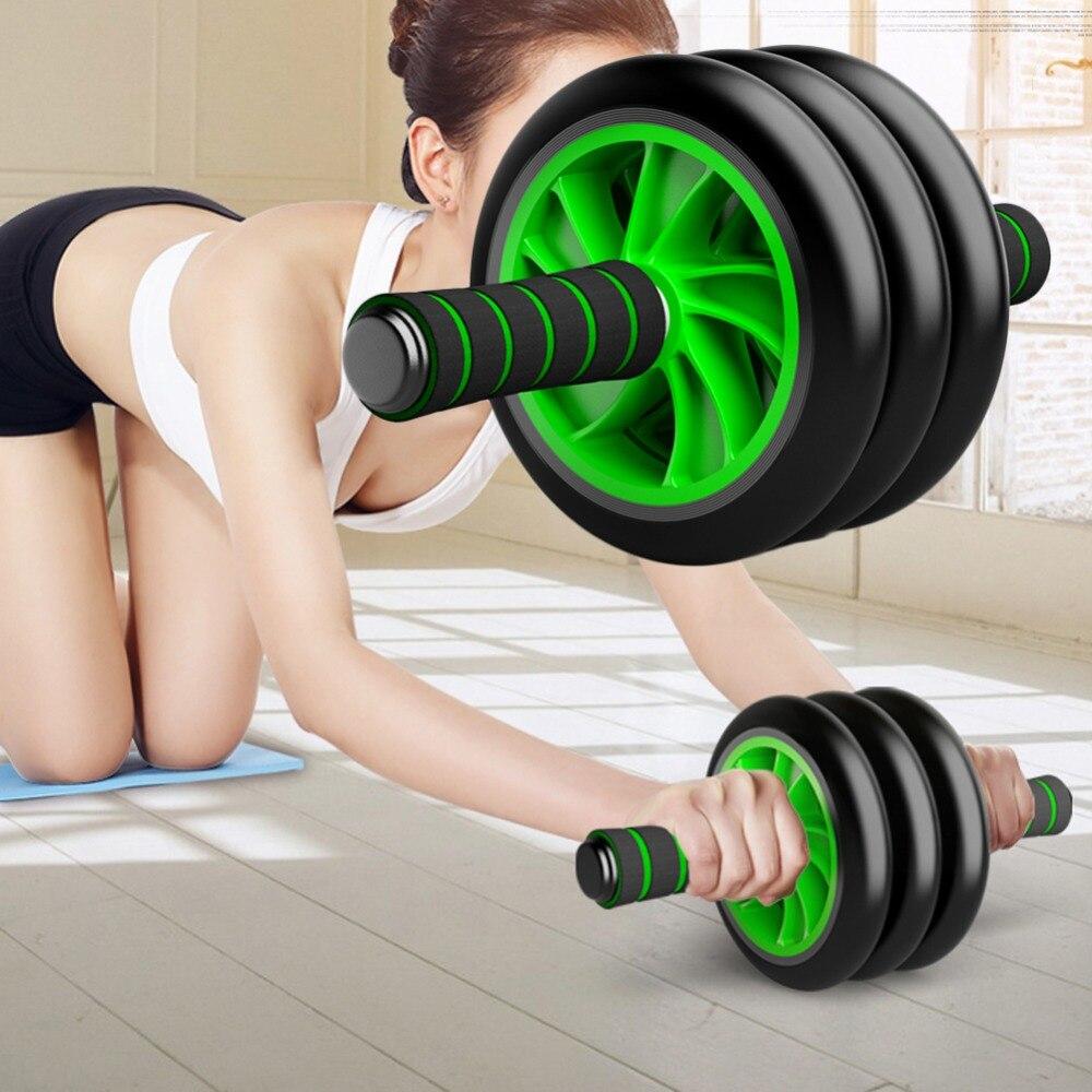 Abdominal Wheel Three-Wheeled Abdomen Thin Belly General Fitness Equipment Silent Roller