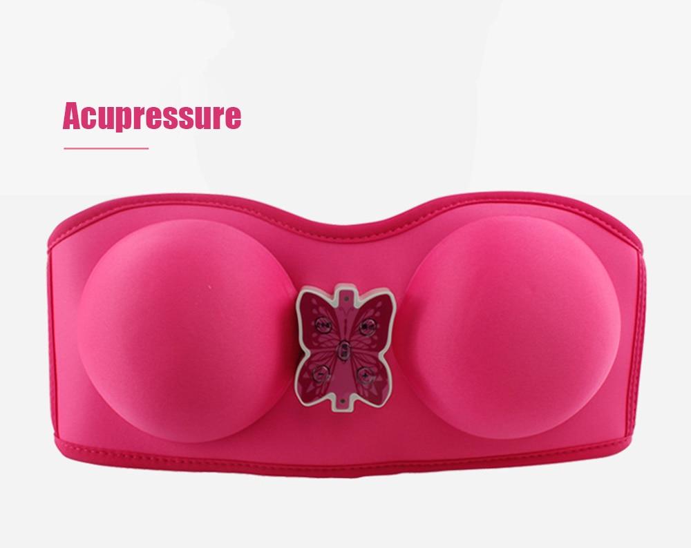 USB Electric Bra Massager breast enlarging bra Beauty Chest Breast Sagging Infrared Hyperplasia Tourmaline Massage Vibration Bra