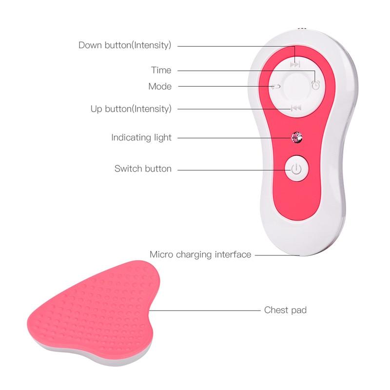 Electric Breast Enlargement Massager Chest Acupressure Massage Magnet Therapy Anti-Chest Sagging Device Women Breast Enhancer 35