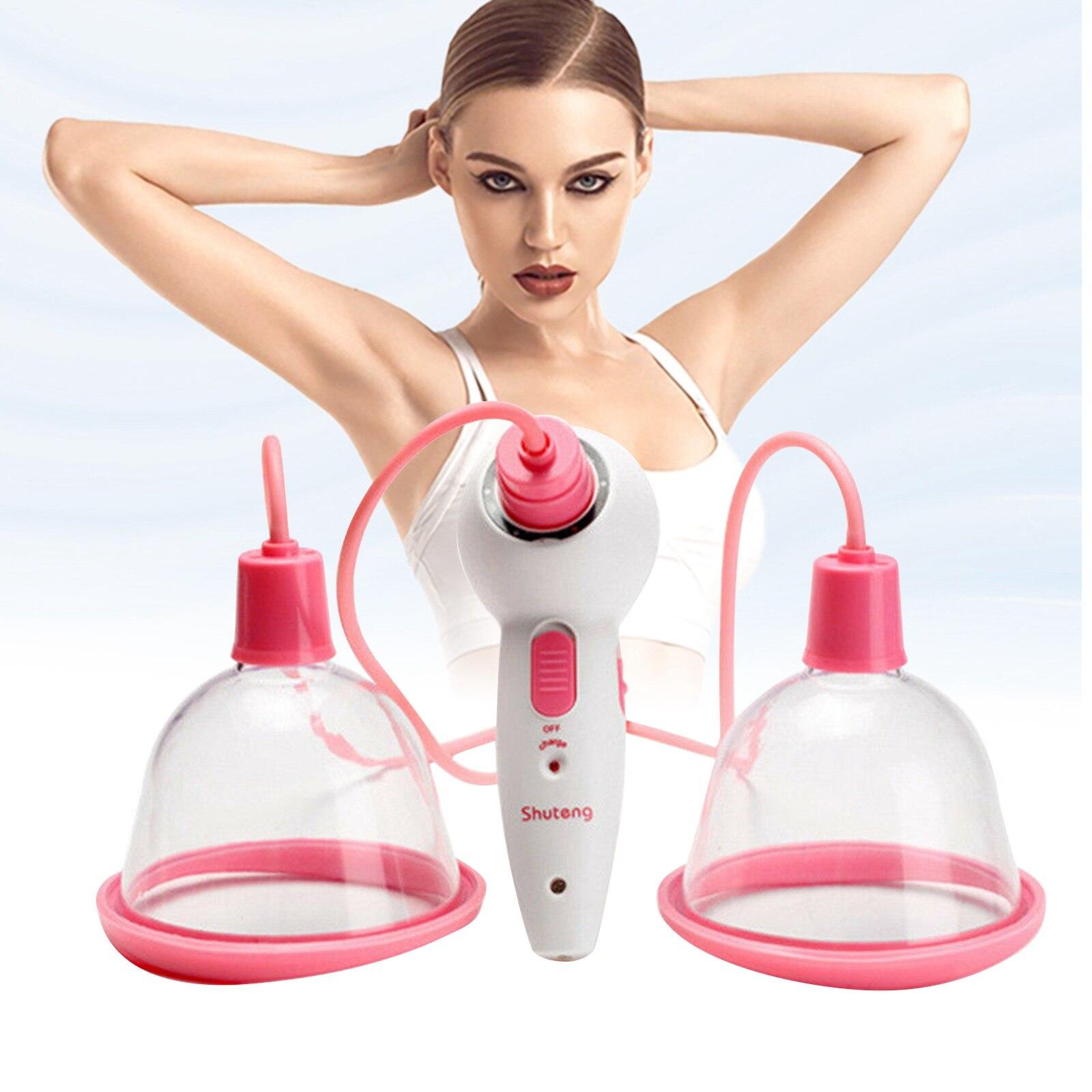 Electric Breast Enlargement Pump Massager Vacuum Suction Cups Up Bra Buttocks Lifter Breast Enhace For Women