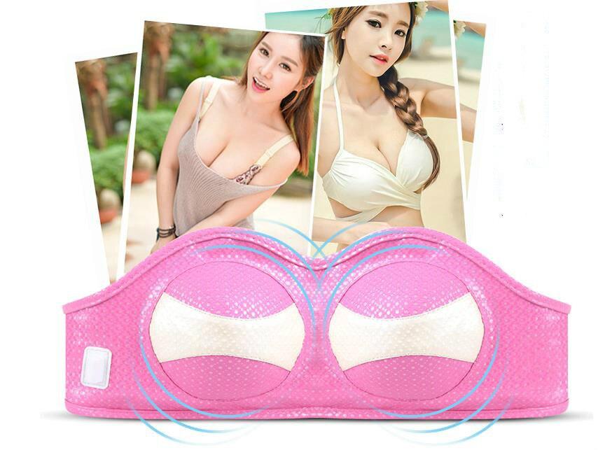 Electric Breast Massager Enhancer Chest Frequency Vibration Massager Bra Booster Growth Stimulator Breast Enlargement Machine