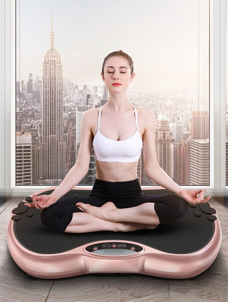 Fitness Vibration Plate Exercise Power Slimming Whole Body Sport Muscle Stimulator Abdominal Fat Burning Massageador Massager