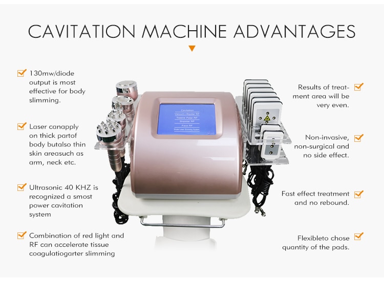 FAIR 2021 Hot sale Lipocavitation machine Cellulite removal Ultrasonic 40K Cavitation Face Machines