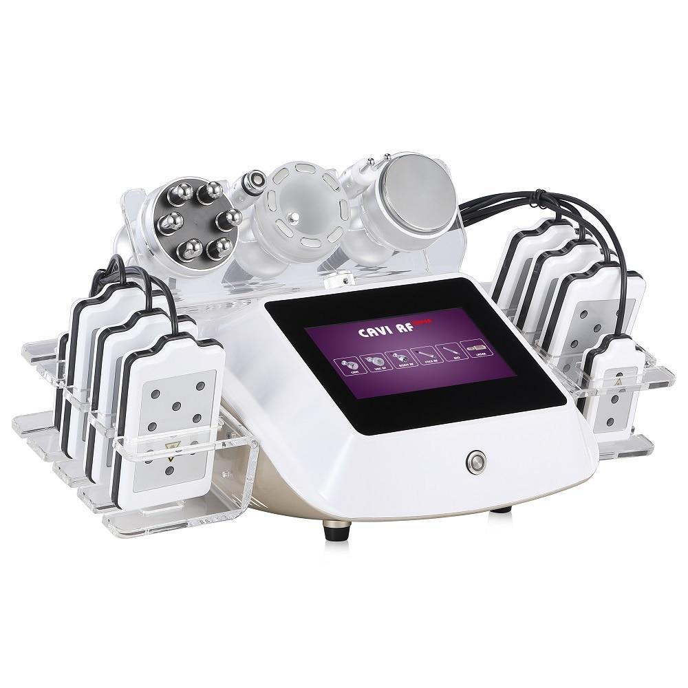 40k Ultrasound Cavitation Machine Body Slimming Face Lifting Vacuum Cupping Massage Anti-Cellulite Skin Renew Device