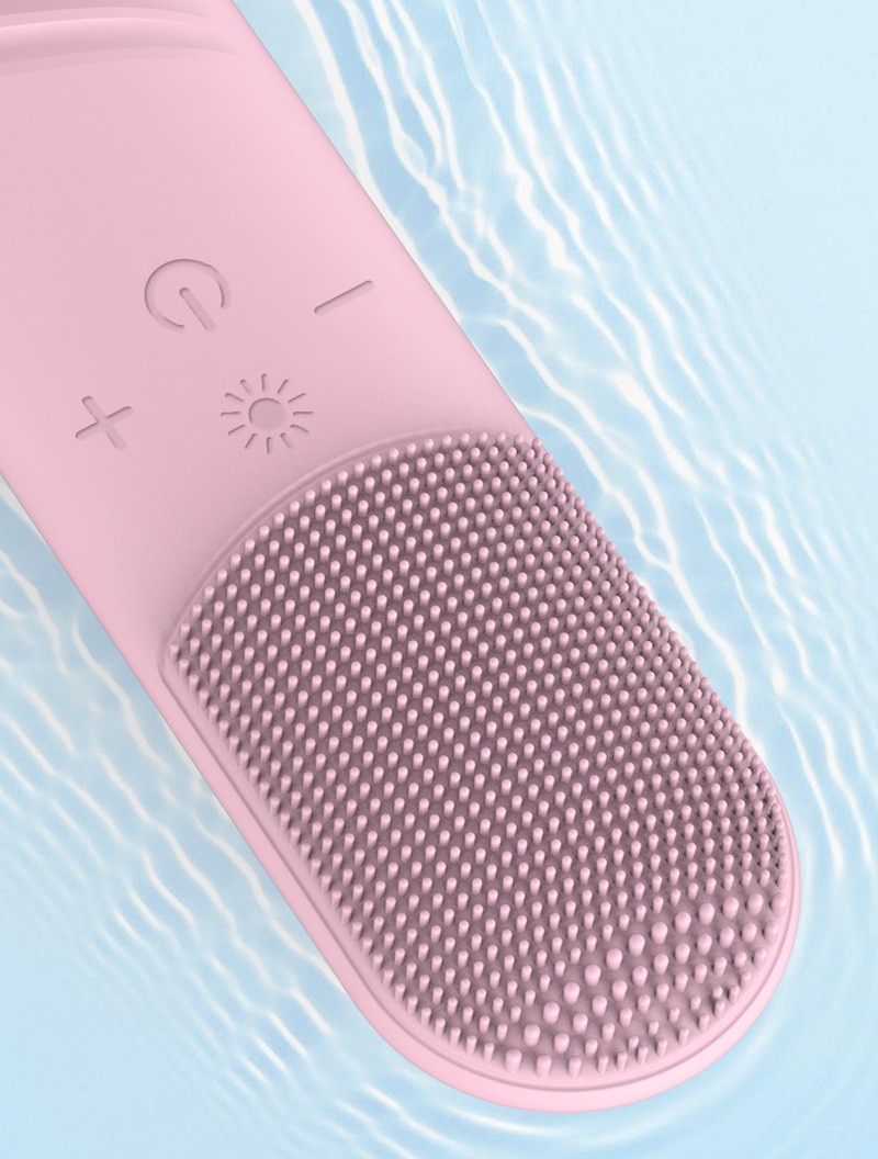 Electric Face Cleansing Brush Sonic Vibration Massage Facial Cleansing Brush Blackhead Remove Whashing Skin Care Tools