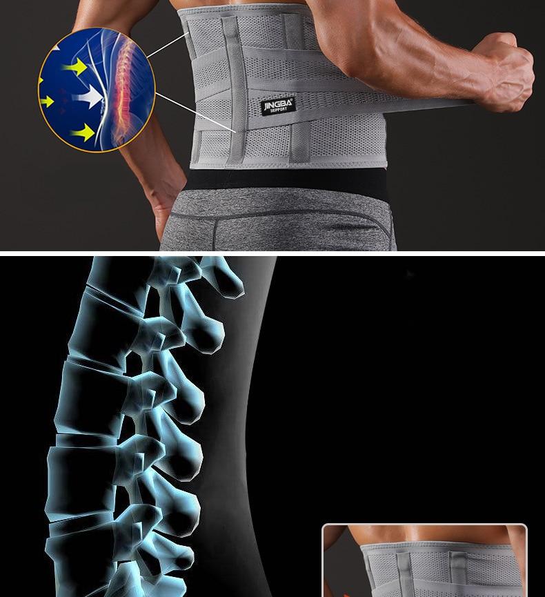 ZITY Orthopedic Waist Back Support Belts Waist Trainer Corset Sweat Brace Trimmer Ortopedicas Spine Support Pain Relief Brace