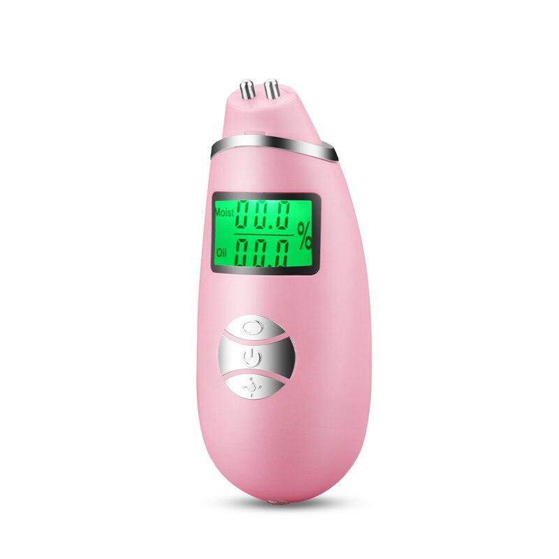 CkeyiN Skin Analyzer Smart Water Oil Tester USB Rechargeable LCD Display Facial Skin Moisture Meter Fluorescent Agents Detector