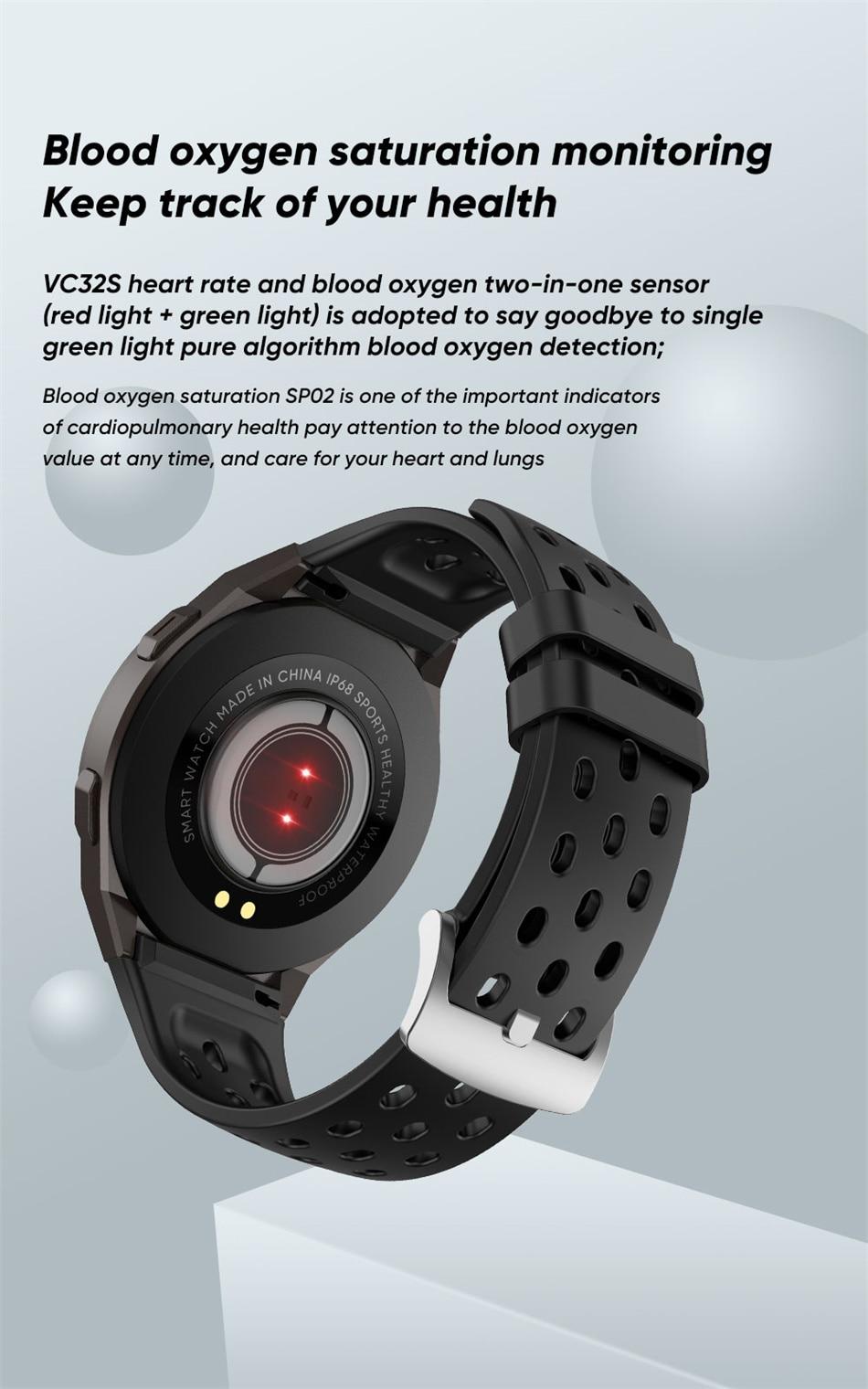 2021 New 1.28-inch Full Color Touch Screen Sport Smartwatch Men Women Fitness Tracker Waterproof Smart Watch For Huawei Xiaomi
