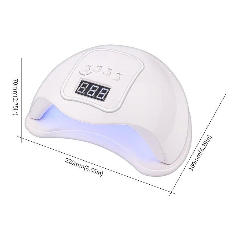 48W Smart Phototherapy Nail-Making Machine Nail Polish Glue Baking Lamp Nail Care Beauty Household Nail Make Up Care Equipment