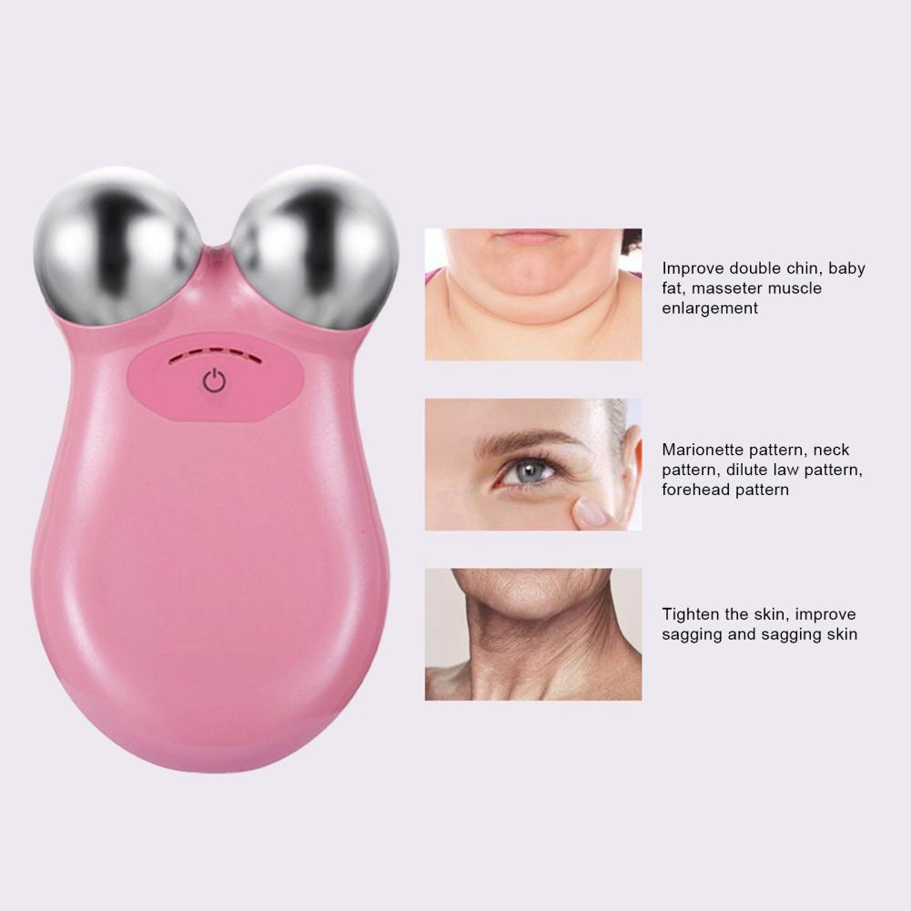 Microcurrent Facial Massager Roller Beauty Instrument Anti Aging Wrinkles Tool Smart Roller Beauty Instrument Facial Treatments