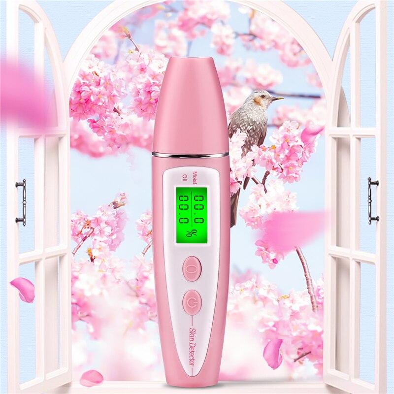 Digital Skin Metal Analyzer Body Face Oil Water Tester Skin Moisture Meter Tools Portable Smart Professional Aesthetic Equipment