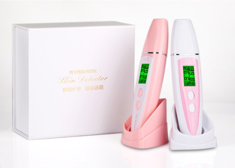 Digital Skin Metal Analyzer Body Face Oil Water Tester Skin Moisture Meter Tools Portable Smart Professional Aesthetic Equipment