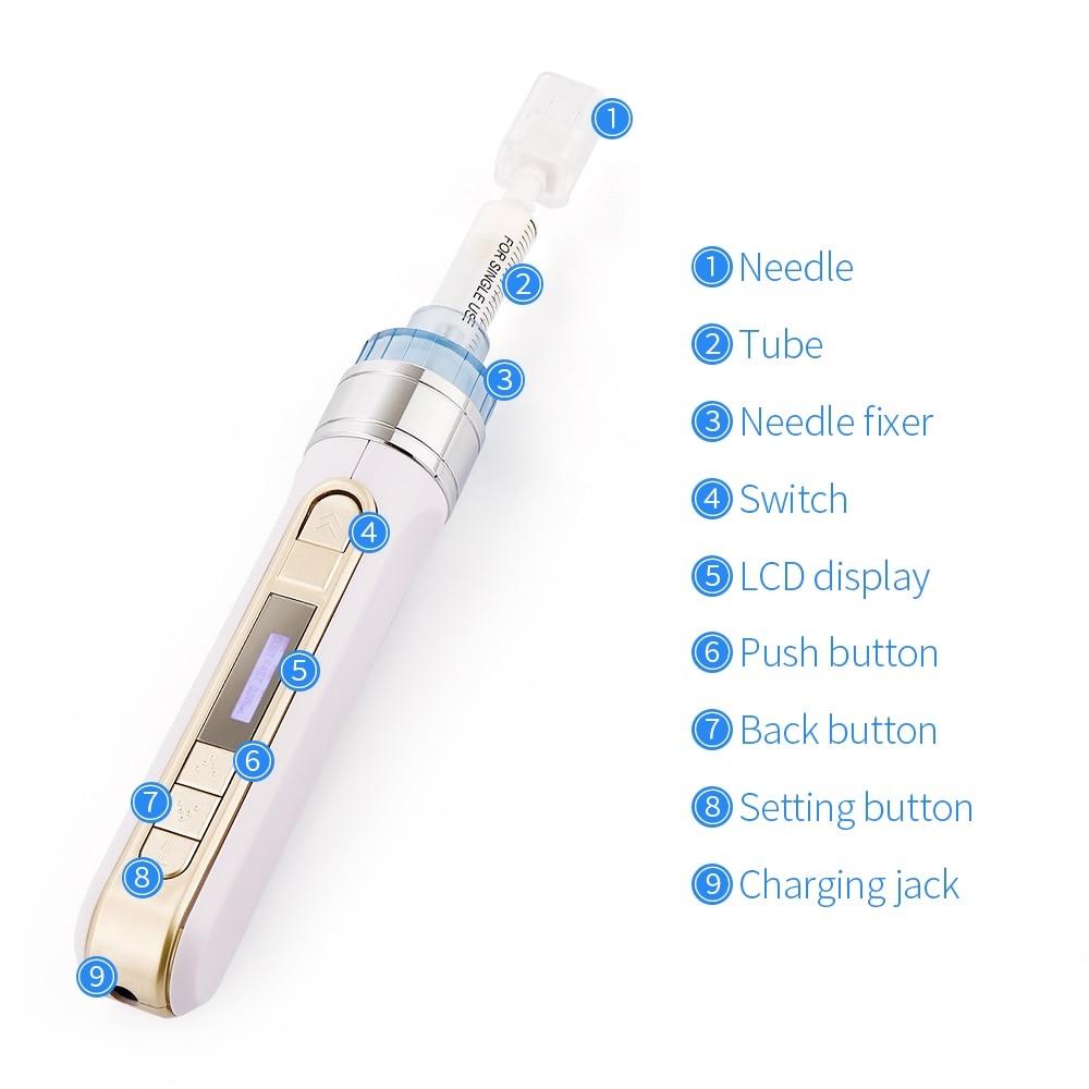 3D Smart Water Skin Rejuvenation Injection Gun Mesotherapy Handheld Meso Injector Pen Removal Wrinkle&Pouch Skin Care Tools