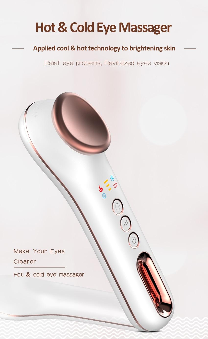 Cold Hot Compress Eye Massage Eye Bags Removal Dark Circles Relieve Fatigue Smart Artifact Eye Protection Beauty Device