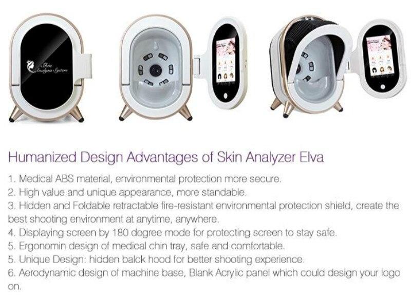 2021 Professional Skin Analyzer Smart Skin Scanner Analyzer Magic Mirror Facial Analysis Machine Skin Diagnosis System
