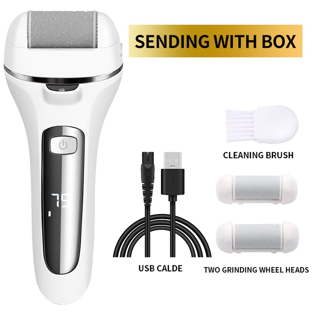 Hot sale Charged Electric Foot File for Heels Grinding Pedicure Tools Professional Foot Care Tool Dead Hard Skin Callus Remover