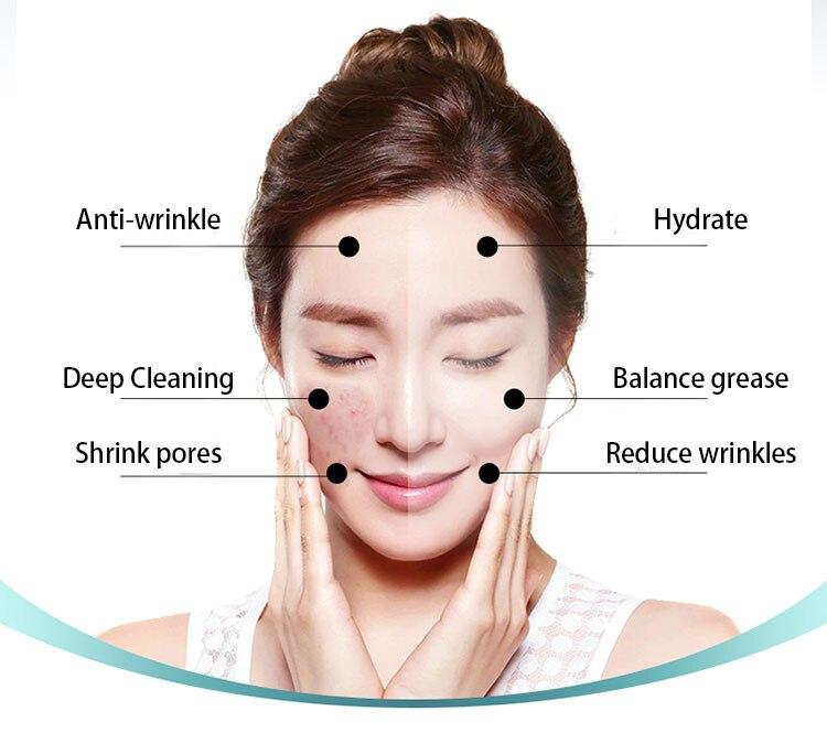Portable 6 In 1 Facial Cleansing hydra-facial Smart skin analyze Deep Pore Vacuum Hydra Skin Lift Anti-aging Beauty Machine