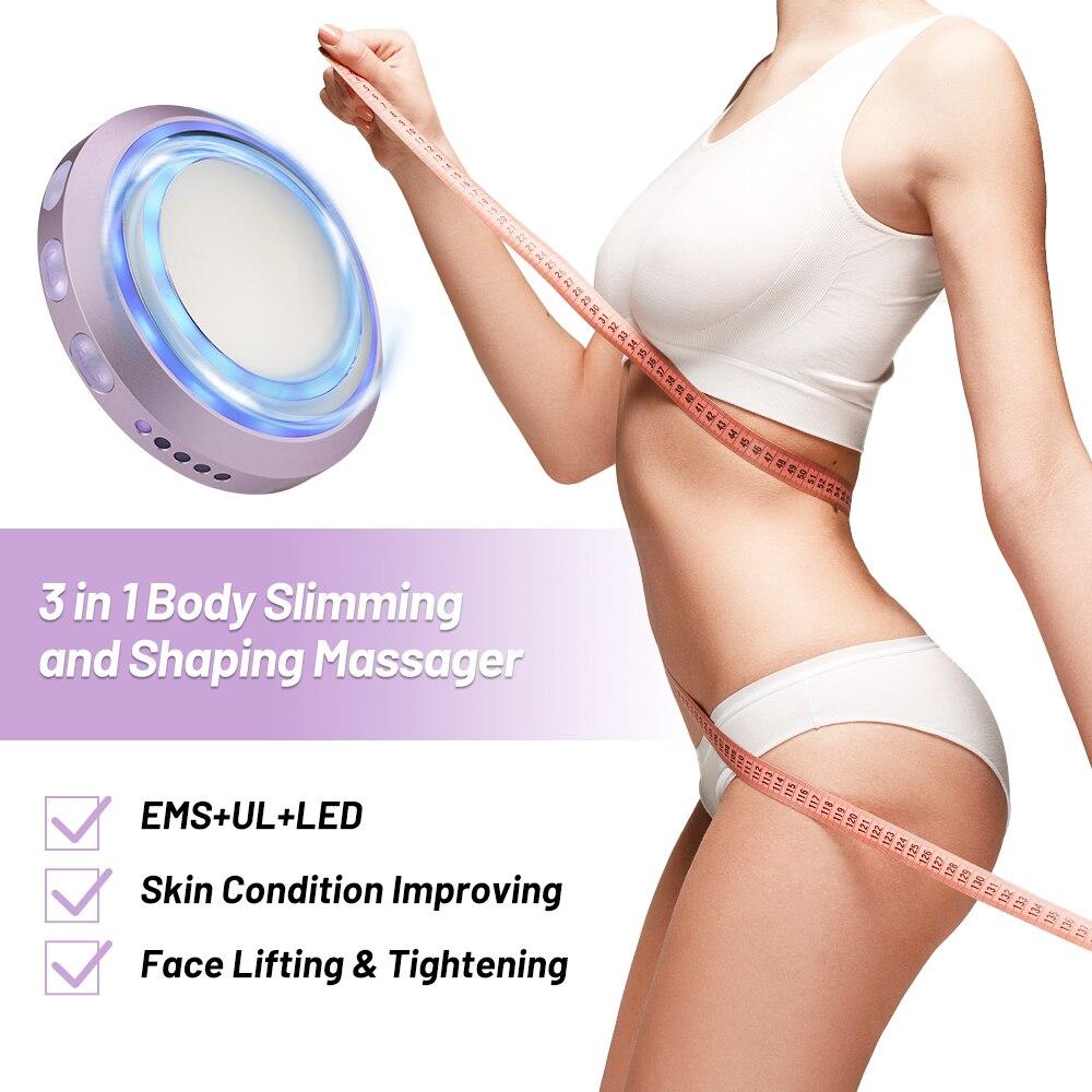 Electrical Cellulite Massager For Body Face Ultrasonic Cavitation Ems Smart Losing Weight Slimming Fat Burning Skin Rejuvenation